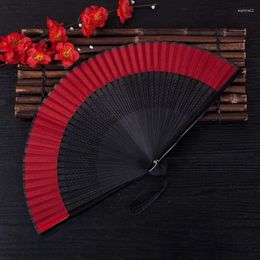 Decorative Figurines Chinese Plum Painting Handheld Folding Fan For Dancing Wedding Party Dance Dropship