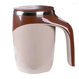 Mugs Electric Self Stirring Mixing Mug Magnetic Coffee Stainless Steel Insulated Tumblers USB Rechargeable For Tea