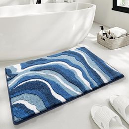 Bath Mats Nordic Style Mat Thick Foot Carpet Soft Bathroom Decoration Superabsorbent Rug Non-slip Delicate Accessories For Home
