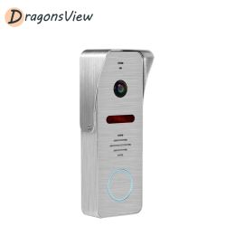 Intercom DragonsView Video Door Phone Doorbell Camera 1200TVL Day Night Vision IP65 Waterproof 120° Outdoor Call Panel for Video Intercom