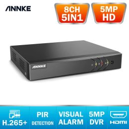Recorder ANNKE 16CH 5MP Lite 5 w 1 AHD DVR wsparcie CVBS TVI AHD anawe kamery IP HD P2P chmura H.264 wideo VGA rejestrator RS485 Audio