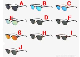 factory whole top quality 51mm sunglasses Womens Mens master rlei di UV400 protecton mirror sunglass gafas3388666