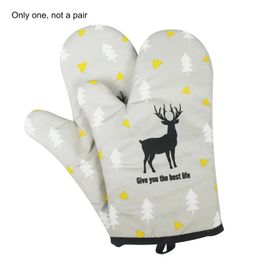 NEW NEW Heat Resistant Thickening Cooking Tools Microwave Oven Gloves Non-slip Oven Mitts Silicone gloves Kitchen Accessoriesthickening non-slip oven mitts