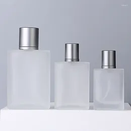 Storage Bottles 25ml 50ML 100ML High-grade Frosted Glass Spray Bottle Perfume Bottled Empty Lotion Fine Mist