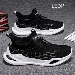 Casual Shoes Men's Mesh Flying Woven Sports All-match Fashion -selling Single Product Original 2024