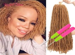 Long Crochet Hair Extensions Synthetic Hair 18Inch Braiding Hair Dreadlocks DIY MicroLocs Sister Locs Straight for Women Dhga1136503
