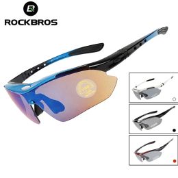 Sunglasses Rockbros Hiking Glasses Polarized Sunglasses Men Tactical Shooting Goggles Fishing Climbing Sport Glasses Uv400 Cycling Goggles