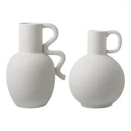 Vases Nordic Style Ceramic Vase Flower Arrangement For Living Room Decor