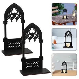 Candle Holders Shelfs Pillar Holder Household Base Large Decorative Wood Stands Table Centrepiece Statue