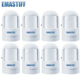 Kits Free Shipping!8pcs/lot 315/433Mhz Wireless PIR Sensor Motion Detector For Wireless GSM/PSTN Auto Dial Home Security Alarm System