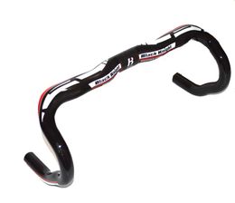 Black knight carbon Fibre road bicycle handlebar cycling parts bike handlebars bend bar 318400 420 440mm7113165