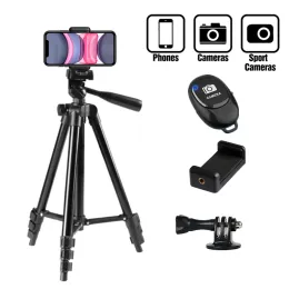 Monopods Tripod for Phone Stand Holder Dslr Flexible Tripods Extend Travel Lightweight Stand Bluetoothcompatible Remote Mobile Phone