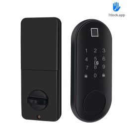 Lock Electronic Smart Door Lock with TTLock App Security Biometric Fingerprint Intelligent Lock with Password RFID IC Card Lock