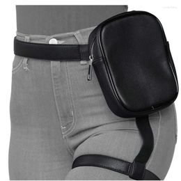 Waist Bags Fashion INS Trendy Stylish Women Bag Leg Belt Leather Cool Girl Fanny Pack For Outdoor Hiking Wallet