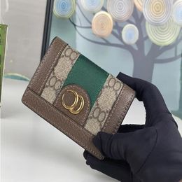 Men Storage Pouch Toiletry Pouch Handbags designer clutch bag credit card holders high-quality classic digram golden letters short mone Ndke