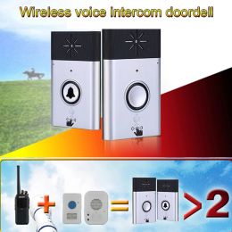 Doorbell Wireless Smart Voice Doorbell Home Intercom Doorbell Indoor Unit Receiver Security Door Bell for Offices Home Chimes Receiver