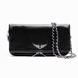 Zadig Voltaire Swing Your Wings Crossbody Designer bag Womens mens Luxury wing handbag chain sling bag fashion tote satchel travel city Clutch Leather Shoulder Bags