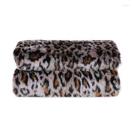 Blankets Luxury Leopard Faux Fur Blanket Bedding Decoration Home And Throws Cover Sofa Office Nap Comfortable Quilt