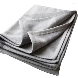 Blankets Wool Tringle Blanket Shawl Soft Warm Jacquard Air-conditional Cover Sofa Throw Bedspread Travel Nap Home Decoration