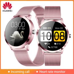 Watches HUAWEI Smart Watch Bluetooth Women Heart Rate Monitor Physiological Reminder 21sport Modes Calling Sleep Analysis Smartwatch