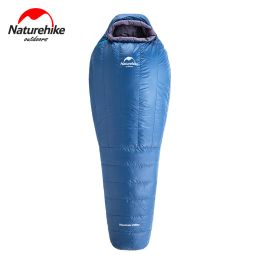 Gear Naturehike Upgrade Ulg Winter Goose Down Mummy Sleeping Bag 20d Nylon Waterproof Warm 800fp Portable Travel Camping Sleeping Bag