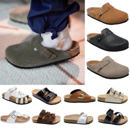 2024 Neue Bostons Clogs Birkinstock Designer Folien Plattform Hausschuhe Zimmer Haus Frauen Berkinstock Schuhe Rutschen Sandalen Berkin Stock Frau Favoriten Sliders