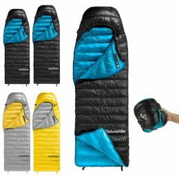 Gear Ultralight White Goose Down Envelope Type Winter Warm Sleeping Bag Outdoor Travel Hiking Camping Portable Backpack Sleeping Bags