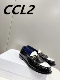 Casual Shoes 2024 Spring And Summer Versatile Models Fashion Loafers Pure Hand-stitched Sheepskin Lining Size35-40