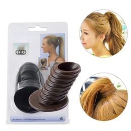 4pcs/lot Women plastic Pad Hair Styling Clip Stick Bun Maker Braid Hair Accessories Girl Magic