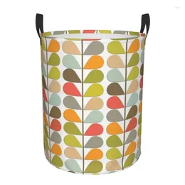 Laundry Bags Retro 60S Midcentury Modern Patroon Vuile Wasmanden Opvouwbaar Grote Waterdichte Kleding Speelgoed Diversen Opbergman Product