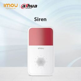 Kits Dahua imou Smart Wireless Strobe Siren Sound Flash Light Alarm Indoor with Lithium Battery 433Mhz For Home Security Alarm System