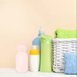 Storage Bottles 3 Pcs Replace Squeeze Bottle Travel Toiletries Or Shampoo And Conditioner