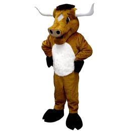 2024 Halloween Bull Cattle Mascot Costume theme fancy dress Advertising Birthday Party Costume Outfit