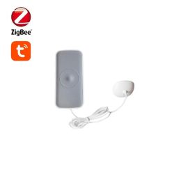 Kits Tuya Zigbee Wireless Water leakage sensor flood leakage detector Alarm working With Tuya Zigbee Gateway