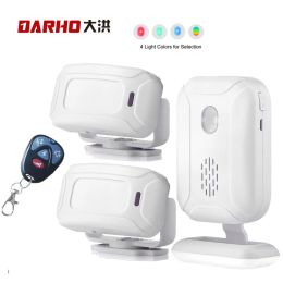 Kits Darho 36 Ringtones Shop Store Home Security Welcome Chime Wireless Infrared IR Motion Door Bell Sensor Alarm Entry Doorbell