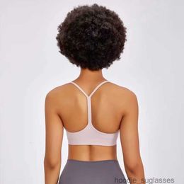Aloes Women Yoga Designer Align Tank Tops Gym Clothes U-shaped Yoga Bra for Women Casual Running Nude Tight Sports Vest Fitness Underwear Shirt AKKPR