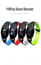 119 Plus Smart Watch Bracelet Wristband Heart Rate Blood Pressure Fitness Tracker IP67 Waterproof LCD Colour Screen Sports Smartban2012903