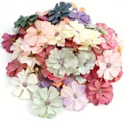 Decorative Flowers 50pcs Star Language Flower Sea World Diy Simulation Wedding Decoration Wall Corsage