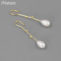 Earrings INATURE 925 Sterling Silver Fashion Korean Jewellery AAA+ Quality Handpicked Natural Pearl Earrings For Women