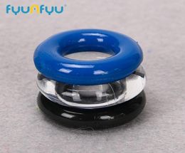 yutong 3PCSPack Silicone Delay Time Penis Ring Cock Rings Adult Products Male nature Toy Flexible Stay Donuts Party Gift1476793