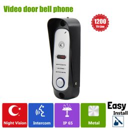 Intercom Wired Doorbell Camera Door phone Intercom Infrared Night Vision Wide Angle HD 1200TVL Dualway Talk