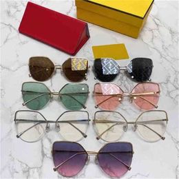 High quality fashionable sunglasses 10% OFF Luxury Designer New Men's and Women's Sunglasses 20% Off Fashion Version Hot family generous cat's Eye net red same