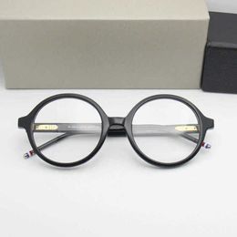 2024 Top designers 10% OFF Luxury Designer New Men's and Women's Sunglasses 20% Off Large face round glasses tb500 fashion mainstream Korean myopia optical frame