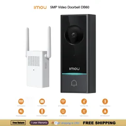 Doorbells Imou Db60 Smart Home Video Doorbell Wireless Wifi Door Bell 5mp 1920p Security Camera Radar Sensor Hdr Night Vision Alexa