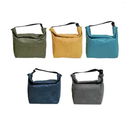 Storage Bags Durable Cooler Thermal Food Snack Leakproof Box Grocery Tote Bento Handbag Women Adults Kids