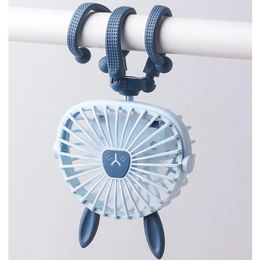 USB Chargeable Fan Baby Stroller Bed Fan Mute Retractable Fan with Clip Variable Portable Octopus Mini Fan Office Desktop Fan 240403