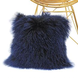 Pillow CX-D-183 Sofa Fur Cover Home Decoration Mongolian Lamb