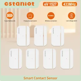 Detector Staniot Tuya Door Sensor Smart Home Security Window Detector 5Year Battery life Door Open Closed Magnetic Contact Sensor