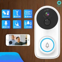 Doorbells 2MP 1080P iCsee APP Battery Power Wirefree WIFI IP Doorbell Intercom Video Door Phone Visual Doorviewer Peephole Viewer Chime