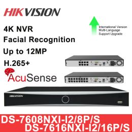 Recorder Hikvision NVR 8CH 16CH 4K POE NVR DS7608NXII2/8P DS7616NXII2/16P System monitoringu i ochrony CCTV rejestrator sieciowy AcuSen